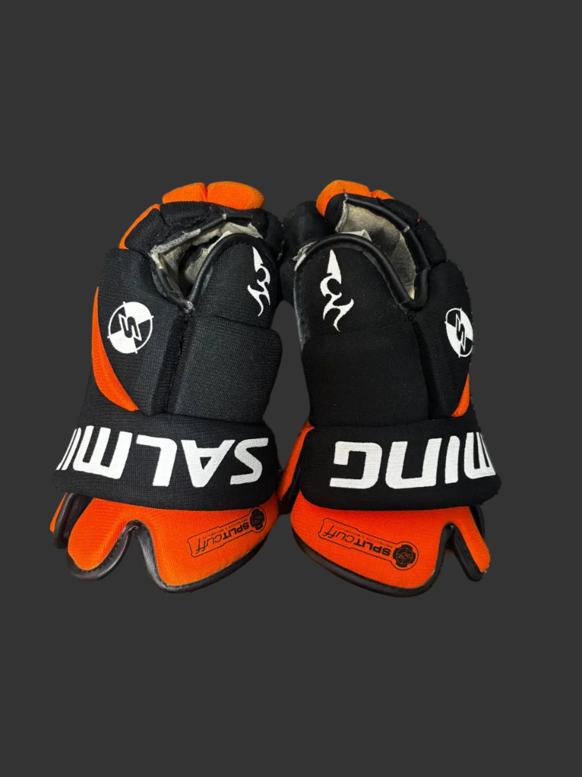 Salming M11 Eishockeyhandschuhe 12” – Schwarz/Orange