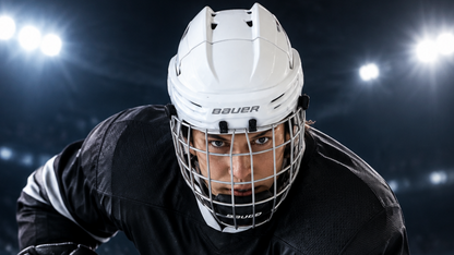 Bauer Eishockeyhelm Weiß Youth 43–54 cm