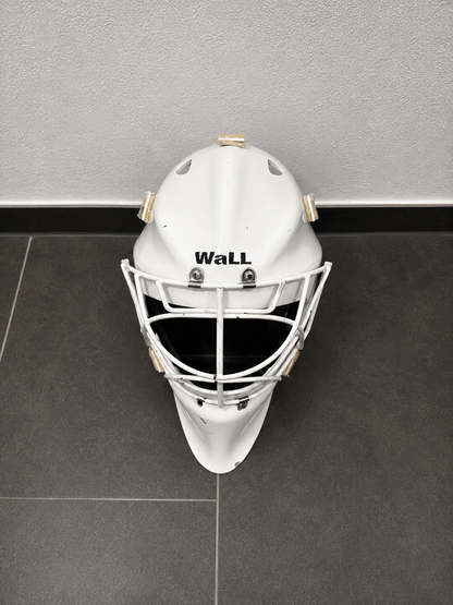 WaLL Torwartmaske Senior Weiß – Eishockey Goalie Helm